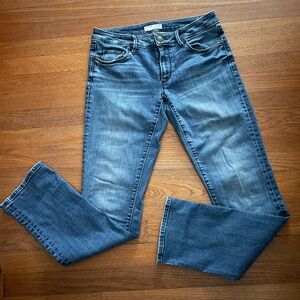 LOFT Women's Straight Leg Jeans in Blue